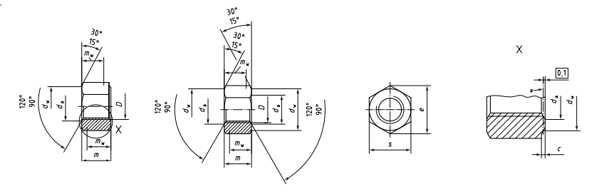 ISO 4032 Hexagon Nuts